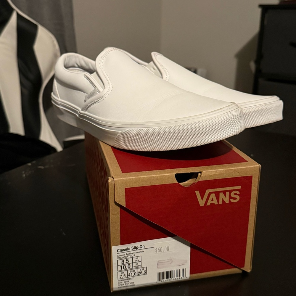 Vans Classic Slip-On Men’s Shoes - White